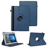 NAUC Tablet Tasche f Odys Connect 7 Pro Hülle Schutzhülle Cover Schutz Case 360° Bag, Farben:B