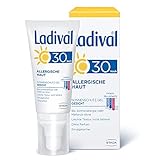 Ladival Allergische Haut Sonnenschutz Gel für das Gesicht LSF 30 – Parfümfreies Sonnengel für Allergiker – ohne Farb- und Konservierungsstoffe, wasserfest, 50