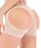 FUT Damen Butt Lifter Hip Enhancer Pads Unterwäsche Shapewear Spitze gepolstert Control Panties Shaper -  -   34 DE/36 DE /Taille : 28/ 30'/XXL