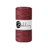 Bobbiny Macrame Cords 3 mm - 100 m Wahl (wild Rose)