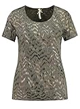 KEY LARGO Damen Wave Round T-Shirt, Khaki (1505), XS