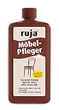 ruja Möbel-Pfleger 1 Liter | Möbelpolitur, Holzpflegeöl und Fleckentferner | für Möbel, Tische, Stühle, Türen Parkett | Ohne Wachs-, Silikon-, Lack- und Farb