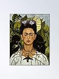 AZSTEEL Frida Kahlo's Self Portrait with Monkey and C