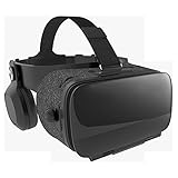 HTYQ 3D Cinema Games Stereo VR Headset, Abnehmbare Eye Care Virtual Reality Brille, 120° Betrachtungswinkel VR Headset Für iPhone Und Android Smartphones 4,7-6,6 Z