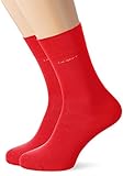 Camano Herren Socken 3642, Rot (True Red 0041), 43/46, 2er Pack