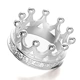 Heartbreaker Ring aus der Kollektion Crown of my Heart | Kronen-Ring Silber 925 Sterling nickelfrei | Eleganter Ring für D