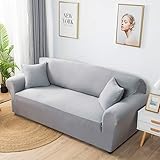 Verve Jelly Elastischer Sesselbezug 1-Stück Stretch Sofa-Überwürfe, Sofaüberzug, Sofahusse, Sofabezug, Sofa Abdeckung Hussen für Couch, Bezug Decke Sofabezüge 1/2/3/4 S