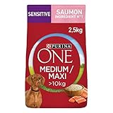 One Trockenfutter Medium/Maxi  10 kg, feines Lachs, für Hunde, 2,5 kg