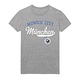 T-Shirt München City 1158 Bayern Logo A208762 Schwarz XXL