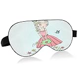 Schlafmaske Schöne Mädchen Bewässerung Blumen Garten Augenmaske zum Schlafen Schöne Mädchen Bewässern Blumen Garten Schlafmaske Augenmaske für S