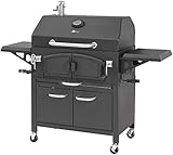 EL Fuego® Grand Ontario Holzkohlegrill incl. Abdeckhaub