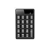 Angle-w Außergewöhnliche Qualität 50EKEYS Numerische Tastatur Minirock-Federungsnummer PAD-Empfänger-Tastatur für Windows XP / 7/8 / Laptop-PC MANTISTEK Mini USB KAEDING Kontrolliere die Zuk