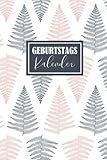 Geburtstagskalender: Jahrestage Adressen, Planer zum Ausfüllen immerwährend und jahresunabhängig für Senioren | Organizer zum Eintragen für Geburtstagen, 6x9 Z