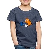 Spreadshirt Die Sendung Mit Der Maus Fußballspiel Kinder Premium T-Shirt, 110-116, B