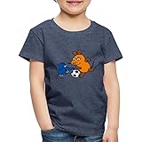 Spreadshirt Die Sendung Mit Der Maus Fußballspiel Kinder Premium T-Shirt, 110-116, B