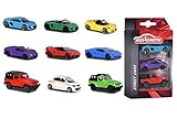 Majorette 212052270 3er Set Spielzeugautos, Miniaturfahrzeuge, Spielzeugauto aus Metall, 3 versch. Sets, Lieferung: 1 x 3er Set, zufällige Auswahl, 7,5 cm, mehrfarbig