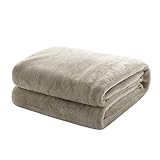 Mixibaby Kuscheldecke Flauschige extra weich & warm Wohndecke Flanell Fleecedecke, Falten beständig/Anti-verfärben als Sofadecke oder Bettüberwurf, Größe:150 cm x 200 cm, Farbe:G