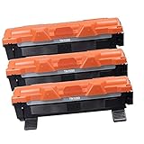 3X TN1050 Toner Kompatibel Ersatz für Brother TN-1050 für Brother DCP-1510 DCP-1512 DCP-1612W Brother HL-1110 HL-1212W HL-1112 Brother MFC-1910W MFC-1810 für Büro Arbeit Schule - Schw