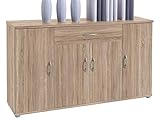 möbelando Sideboard Beistellschrank Anrichte Kommode Highboard Schrank Lissy II