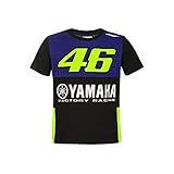 Valentino Rossi Herren Yamaha Dual-Racing T-Shirt, Königsblau, M