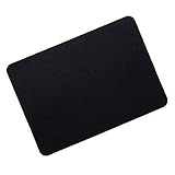 GOMIN Mauspad - 28 x 20 cm Gaming Mauspad rutschfest - nahtlose Kanten - verbessert Geschwindigkeit und Präzision, Schreibtischunterlage ideal für PC, Laptop, Homeoffice und Büro - Mousepad schw