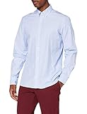 Hackett London Herren H Fil Coup Mt Hemd, 5bmsky/ Weiß, S