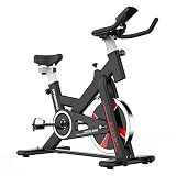 Hometrainer Spin Bike Heimtrainer Fahrrad - Fitnessfahrrad, Indoor Cycle Ergometer Trainingsgerät Heimtrainer, Speedbike Trainingsfahrrad, Sitzergometer, Spinning Aerobic Heimtrainer, Fitnessbik