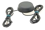 Alda PQ Antenne zur Dachmontage für 2G (GSM), 3G (UMTS), GPS, GLONASS, WiFi/Bluetooth mit SMA/M Stecker und 2,5m Kabel 2,2 dBi Gew