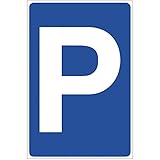 Schild Parkplatz - Parkplatzschild aus Alu/Dibond 200x300 mm - 3 mm stark