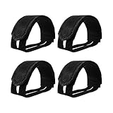 WINOMO 4Pcs Fahrrad Pedal Straps Pedal Toe Clips Straps Band für Fixed Gear Bik