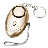 CalMyotis Taschenalarm Persönlicher Alarm 140DB Panikalarm taschenlampe schlüsselanhänger für Frauen Mädchen und ältere Menschen, G