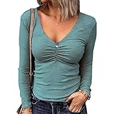 Herbst-Winter-Grube-Streifen Casual Slim langärmeliges Frauen-T-S