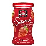 Schwartau Samt Erdbeere, Fruchtaufstrich, ohne Stücke - ohne Kerne, 8er Pack (8 x 270 g)