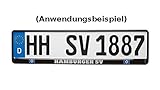 HSV Hamburger SV Kennzeichenhalter Logo Exk