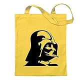 Kiwistar Darth Vader Tragetasche Baumwolltasche Stoffbeutel Umhängetasche Langer Henk