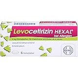 Levocetirizin HEXAL Filmtabletten bei Allergien, 6 St. Tab