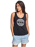 Roxy Damen Screen Tee Closing Party - Top Für Frauen, Anthracite, L, ERJZT04806