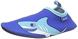 Playshoes Unisex-Kinder Badeslipper, Badeschuhe Hai Aqua Schuhe, blau, 30/31