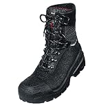 Uvex Quatro Pro Arbeitsschuhe - Sicherheitsstiefel S3 CI SRC - Schwarz, Größe:44