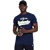 New Era Seattle Seahawks NFL Trikot Jersey American Football Fanshirt Blau Weiss - L