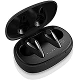 Bluetooth Kopfhörer In Ear - August EP810 - Bluetooth 5.0 Kabellose Earbuds mit Mikrofon Berührungssteuerung kristallklares Klangprofil Ladeschale USB Type-C kompatibel für Android und iOS (schwarz)