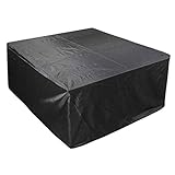 ZGQ Gartenmobel Abdeckung 160x140x90cm, Wasserdichtes Schutzhülle für Garten Outdoor Four Seasons Verwendung staubdicht Winddicht reißfest, Anpassbare,Black