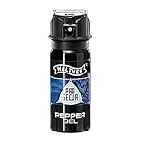 Walther Pfefferspray Abwehrsprays ProSecur Pepper Gel 50 ml-ballistischer Strahl, Mehrfarbig