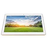 SALUTUY Tablet, 1+16G 10-Zoll-Tablet-Unterstützung 3G und WLAN für Office(Weiß, Europäische Vorschriften)