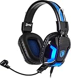 SADES Element SA-702 Gaming Headset Black/Blue, schwarz b