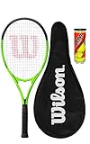 Wilson Blade Feel XL 106 Tennisschläger, komplette Schutzhülle und 3 Tennisb