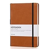 Dotted Bullet Journal/Notizbuch Dotted - A5 Hardcover Punkt Notebook mit Pen-Schleife - Premium Dicke Papier - Seite Teiler Geschenke - L