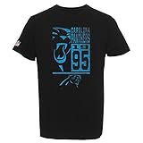 Majestic Carolina Panthers Roedy NFL T-Shirt Schwarz XL