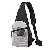 Schultertasche, asiatischer Garten, Stein, Sand, ein Riemen, Wandern, Crossbody-Brusttasche, leicht, Schultertasche, Tagesrucksack für Männer und F