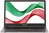 PC Notebook Microtech CoreBook Lite, Laptop 15,6 Zoll (39,6 cm), FHD-Display, Intel UHD Graphics 600, Intel Celeron Serie N4020, RAM 8 GB DDR4, 256 GB SSD, Windows 10 Home, Grau I